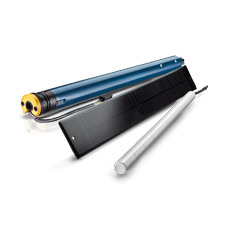 Solar-powered roller shutters