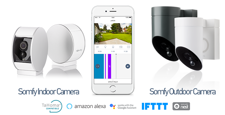 Somfy Outdoor and Indoor cameras