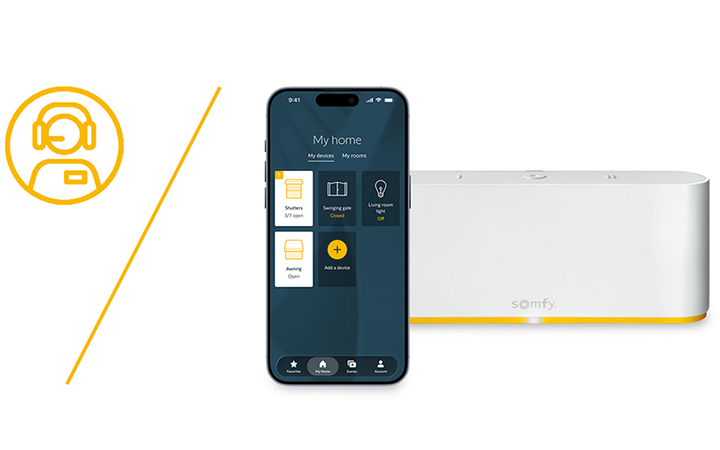 Extended support for commissioning TaHoma switch